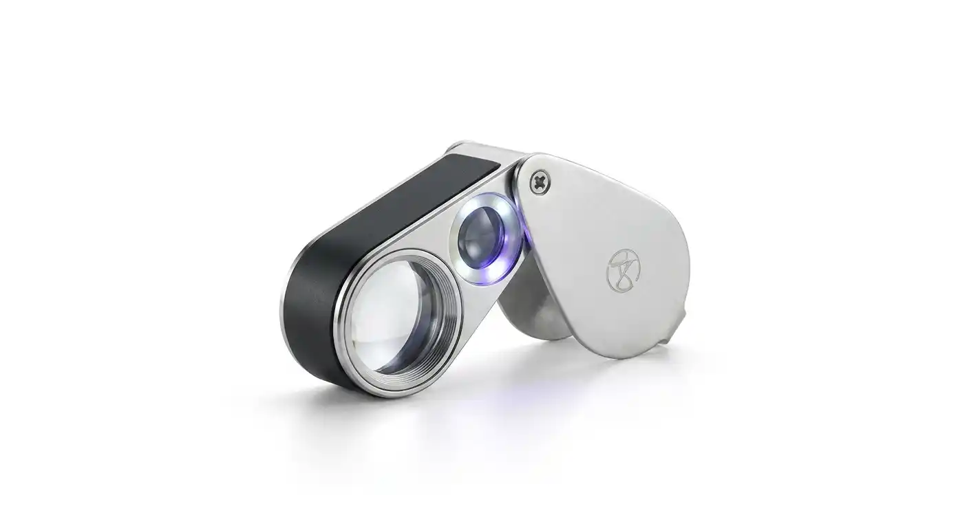 Cover Image for Dreamer Jewelers Loupe 60X-100X with LED/UV Light