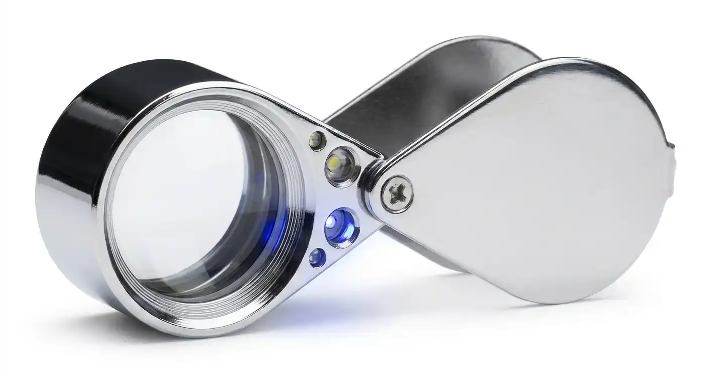 Cover Image for Dreamer Jewelers Loupe 60X-100X with LED and UV Light