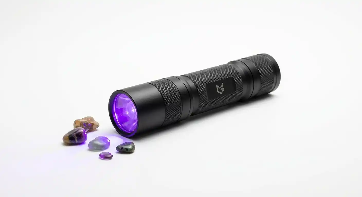Cover Image for LIGHTFE 365nm UV Flashlight - Professional Black Light