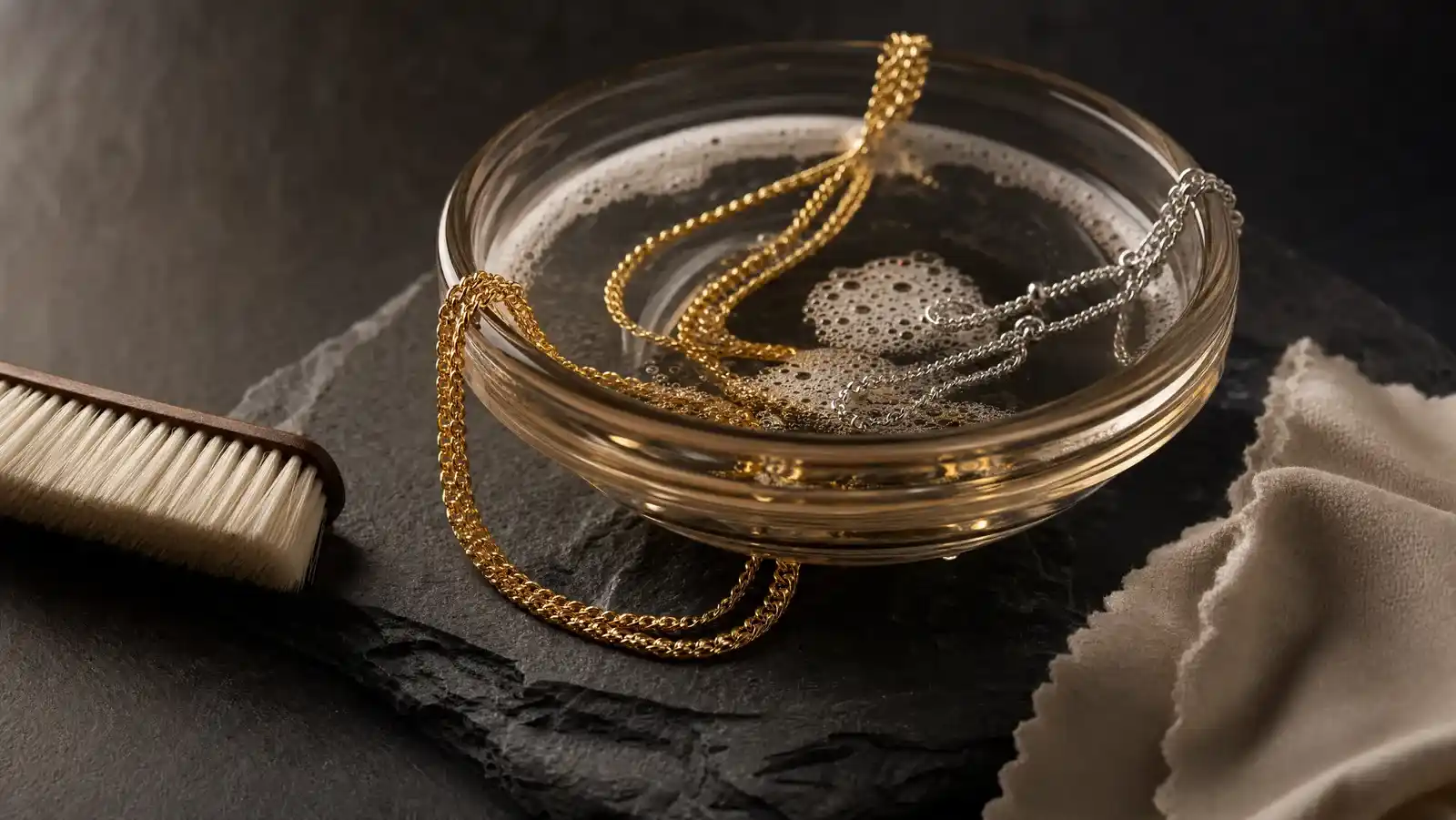 Cover Image for How to Clean a Necklace Chain: Gold, Silver & Everyday Grime