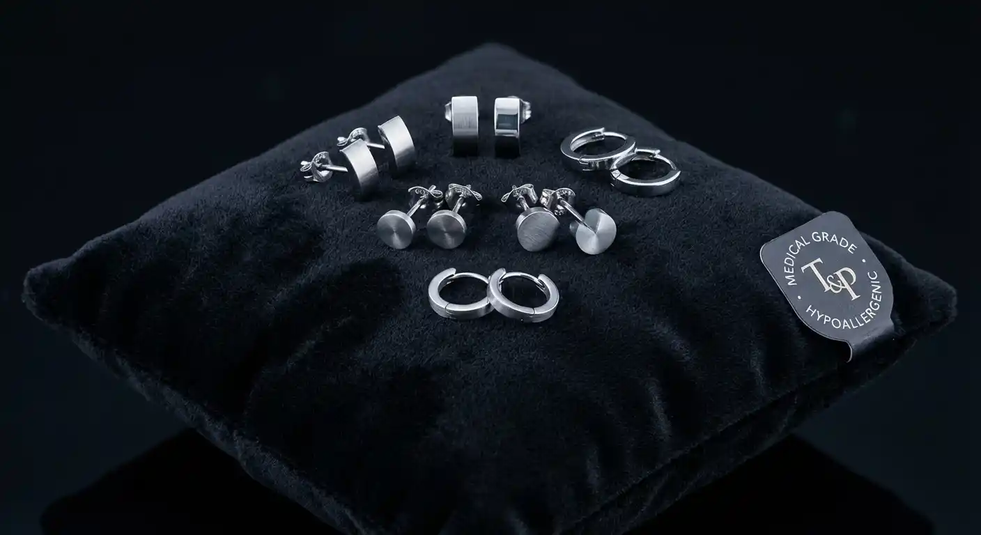 Cover Image for Best Earrings for Sensitive Ears: Hypoallergenic Metals Guide