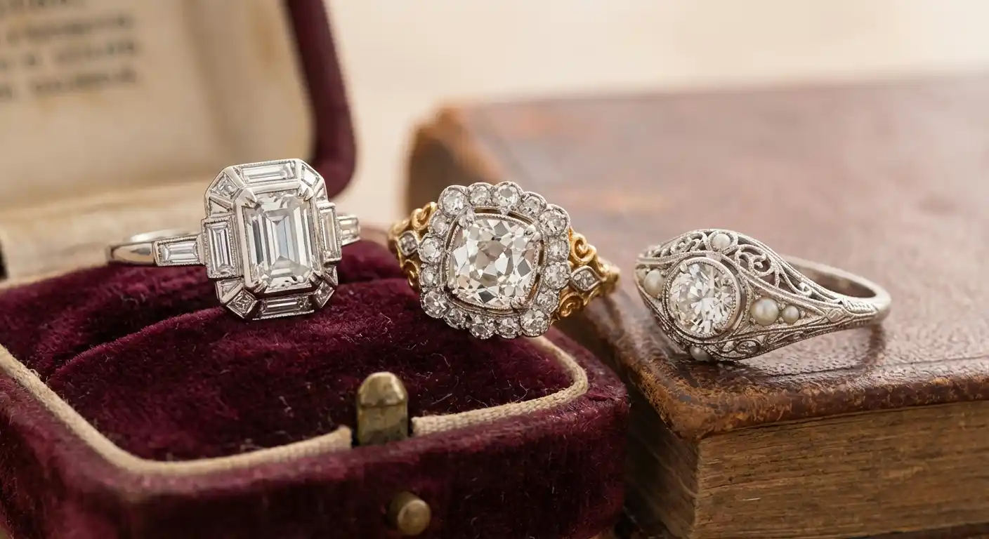 Cover Image for Best Vintage & Antique Style Engagement Rings